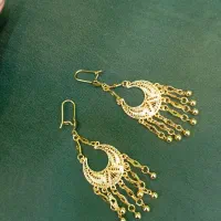 انواع گوشواره ژوپینگ طرح طلا|بدلیجات|همدان, |دیوار