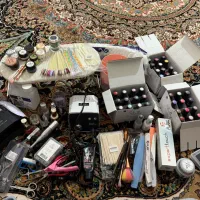 وسایل کامل کاشت ناخن ۳۸عدد لاک