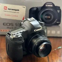 دوربین فول فریم کنون canon 5D mark III+لنز فیکس ۵۰