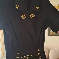 اورال کوناه نگین کار شده  جین نرم مشکی خارجی|لباس|تهران, شهرآرا|دیوار