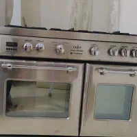 اجاق گاز تکنو دو فر استیل سیلور|اجاق گاز و لوازم برقی پختوپز|بهارستان, |دیوار