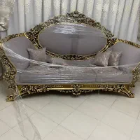 مبل سلطنتی چوب راش|مبلمان خانگی و میز عسلی|قدس, شهرک دانش|دیوار