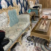 ست میز ناهار خوری و مبلمان هفت نفره در حد توپ