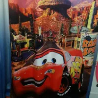 پنل  پرده  پانچ چاپی هازان مک کویین|پرده، رانر، رومیزی|ری, دیلمان|دیوار