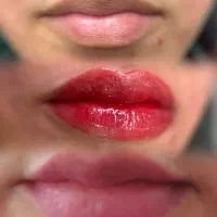 مدل شیدینگ لب فقط هزینه مواد جهت معرفی
