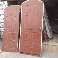 درب چوبی با کم اهنی