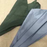 مقنعه نخی بروجرد رنگ آبی طوسی و سبز تیره  و گن|لباس|تهران, شهرک ولیعصر جنوبی|دیوار