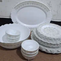 سرویس ۶ نفره ۲۶ پارچه گلدن اوپال مناسب جهیزیه