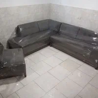 مبل مدل ال کاژو۷نفره درحد (نوک‌مدادی.قهوه‌ای)