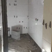 کاشی وسرامیک نصب درب موزاییک سیمان کاری سنگ کار