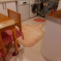 فرشینه طرح تخته گوشت در حد نو