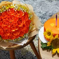 دسته گل رز جاودان