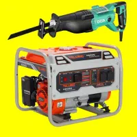 اره درخت گِرازی و موتوربرق (اقساطی ابزارملت کرمان)