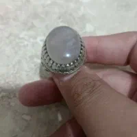 انگشتر عقیق کبود چند نقره عیار پایین