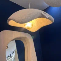 چراغ آویز پاپیه ماشه مینیمال|لوستر و چراغ آویز|اصفهان, چرخاب|دیوار