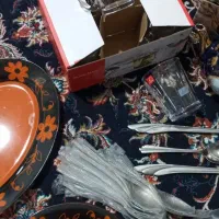 آرکوپال اصل وقدیمی قوری سورمه ای ژاپن قاشق|ظروف سرو و پذیرایی|قم, نیروگاه|دیوار