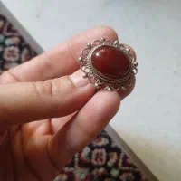 انگشتر نقره با نگین عقیق|جواهرات|شیراز, پودنک|دیوار