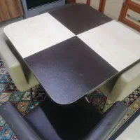 میز ناهار خوری 4 نفره  کم جا جنس عالی|میز و صندلی غذاخوری|قائم‌شهر, |دیوار