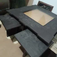 میز عسلی با چهار عدد پا مبلی