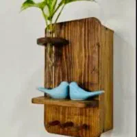 شلف و استند چوبی و رگال|کتابخانه، شلف، قفسه‌های دیواری|محمدشهر, محمدشهر|دیوار