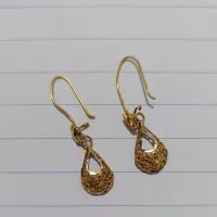 گوشواره طلا 18 عیار طرح اشک|جواهرات|چهاردانگه (تهران), |دیوار