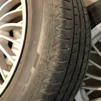 رینگ ۱۶ با لاستیک برا خانواده پژو|قطعات یدکی و لوازم جانبی|رشت, منظریه|دیوار