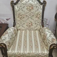 سرویس مبلمان منبت کاری بامیزناهارخوری۶ نفره و بوفه|مبلمان خانگی و میز عسلی|تهران, سید خندان (جلفا)|دیوار