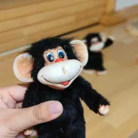 مجسمه میمون مشکی بدنه خز|مجسمه، تندیس، ماکت|مراغه, |دیوار