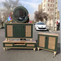 میز تلویزیون/کنسول آینه/و جاکفشی حصیری|میز تلویزیون|تهران, شهرک ولیعصر|دیوار