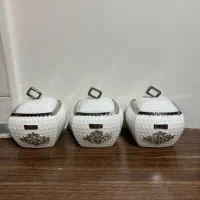 سه عدد جا قند و شکر نو نو