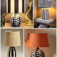 چراغ خواب های ایستاده و رومیزی پاپیه ماشه