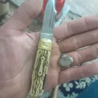 چاقوی قدیمی با انگشتر شجر|کلکسیون اشیاء عتیقه|زنجان, |دیوار