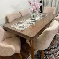 میز غذاخوری۶ نفره راش