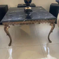 میز جلو مبلی برنز و مرمر