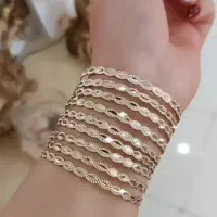 تعداد النگو رنگ ثابت طلا روس