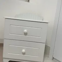 سرویس خواب مناسب دختر و پسر رنگ سفید|تخت و سرویس خواب|سردشت, |دیوار