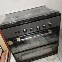 اجاق گاز سالم با شعله روشن