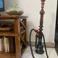 قلیان چوبی پایه بلند