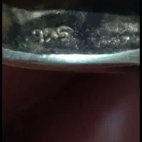 انگشتر نقره با نگین یاقوت سرخ آبکاری طلا جواهری|جواهرات|بروجرد, |دیوار