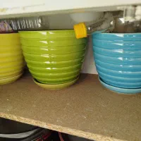 گلدان چینی روکش لعاب درجه یک
