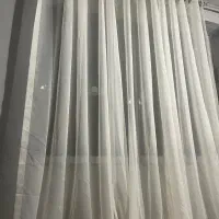 پرده حریر پانچ ساده