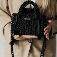 کیف مرواریدی دست ساز کادویی روز زن