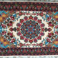 فرش گل سرخ دست باف|فرش|کرمانشاه, |دیوار