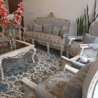 مبل استیل ۸نفره در حد نو|مبلمان خانگی و میز عسلی|مشهد, امام رضا (ع)|دیوار