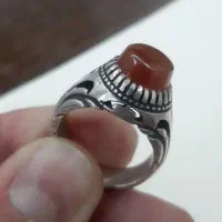 انگشتر عقیق محمد تبریری|کلکسیون اشیاء عتیقه|تهران, مجیدآباد|دیوار