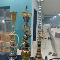 قلیان دست دوم چوبی عربی اصل تو پر|کلکسیون و سرگرمی|نقده, |دیوار