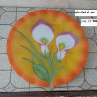 کره خوری وبشقاب گل سرخی وبستنی گل پنبه وکشکول بقیه|ظروف سرو و پذیرایی|قزوین, |دیوار