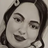 طراحی چهره سیاه قلم|تابلو، نقاشی، عکس|اصفهان, خواجو|دیوار