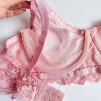 سوتین تک و ست دانتل مخمل