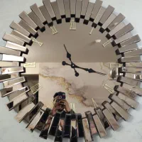 ساعت آینه آیی اورجینال طلایی نو نو